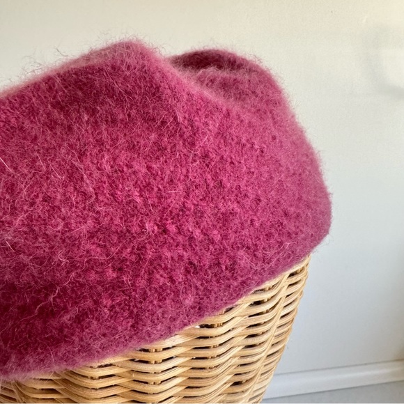 Vintage Lambswool & Angora Beret - Picture 2 of 9